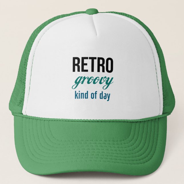 Retro Groovy Hatt Keps (Framsida)