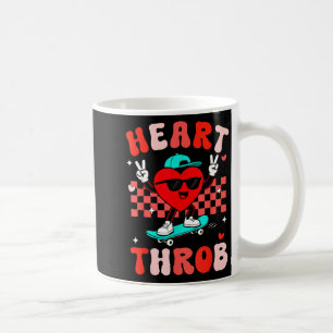 Retro Groovy Heart Throb Alla hjärtans dag Småbarn Kaffemugg