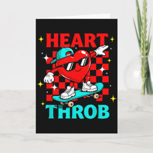 Retro Groovy Heart Throb Alla hjärtans dag Småbarn Kort