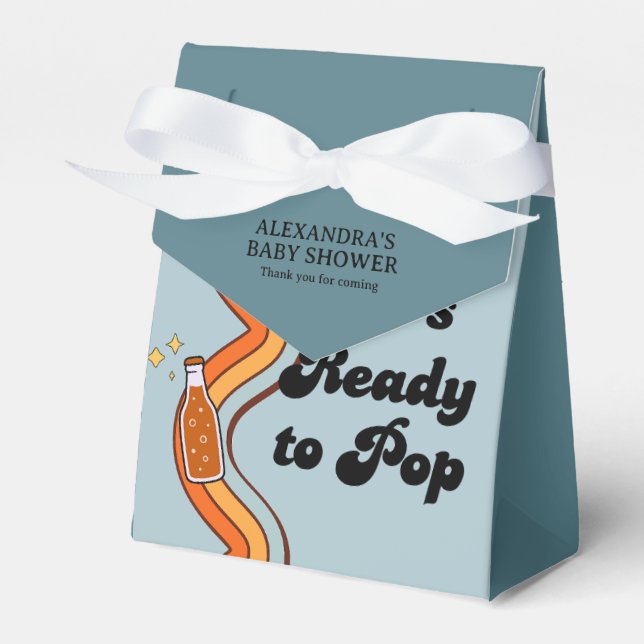 Retro Groovy Hon är redo att poppa Retro Dammigt B Presentaskar (Framsidan Sidan)