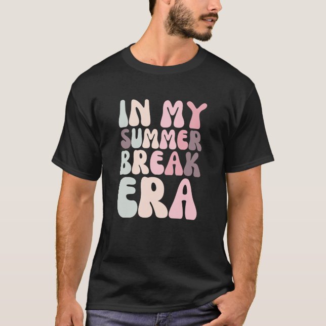 Retro Groovy i min sommartid T Shirt (Framsida)