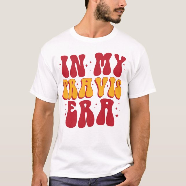 Retro Groovy i min Travis-eran  T Shirt (Framsida)