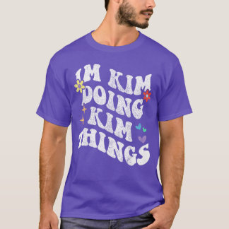 Retro Groovy Im Kim Gör Kimhings Roliga Mors Dag D T Shirt