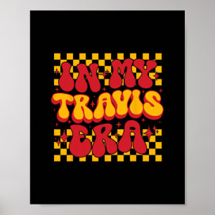 retro groovy in min travis era poster