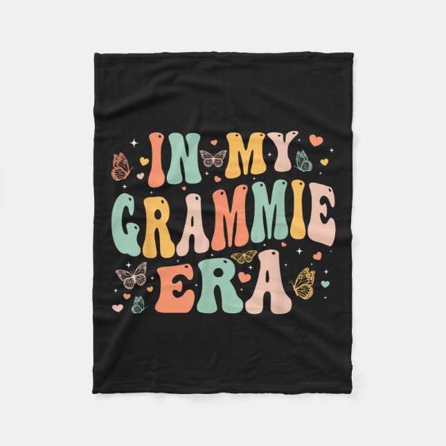 Retro Groovy In My Grammie Era Mother's Day Women  Fleecefilt (Framsidan)