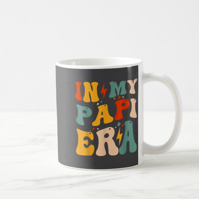 Retro Groovy In My Pa Era Funny Father's Day Mens  Kaffemugg (Höger)