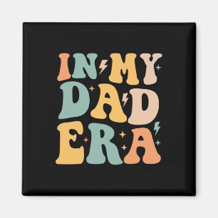 Retro Groovy in My Pappa Era Far&# s Day Magnet