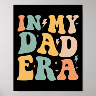 Retro Groovy in My Pappa Era Far&#; s Day Poster