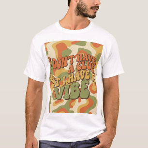 Retro Groovy jag har en stämning Rollig 70-talscit T Shirt