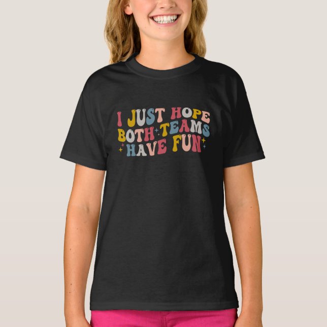 Retro Groovy, jag hoppas bara att båda grupperna h T Shirt (Framsida)