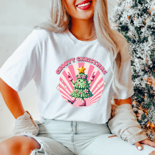 Retro Groovy Jul Kvinnor T-Shirt