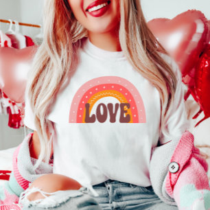 Retro Groovy KÄRLEK T Shirt