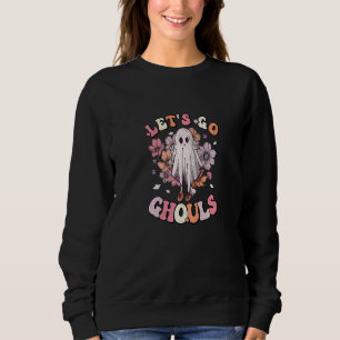 Retro Groovy Låt Oss Gå Spöken Spöke 70-Tal Hippie T Shirt