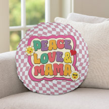 Retro Groovy Mama-citat Typografi Mors dag