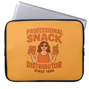Retro Groovy Mamma Professionell Snacksdistributör Laptop Fodral