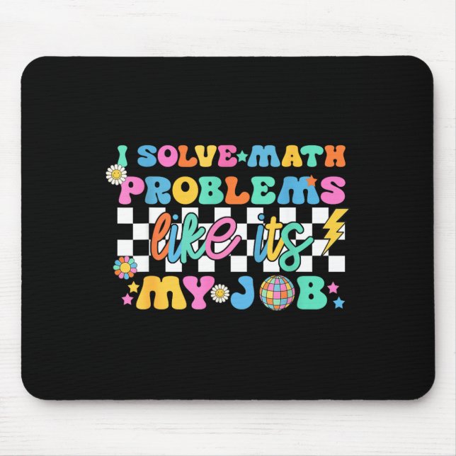 Retro Groovy Math Teacher Funny Back To School Gif Musmatta (Framsidan)