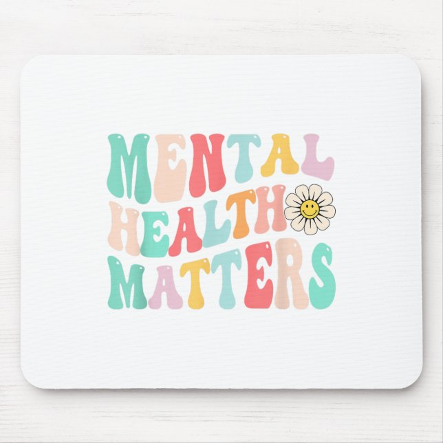 Retro Groovy Mental Health Awareness - Mental Heal Musmatta (Framsidan)
