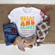 Retro Groovy Merry och Bright Kvinnors jul