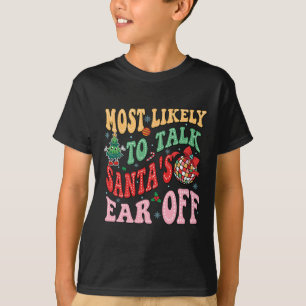 Retro Groovy mest trolig att prata tomtens öra av T Shirt
