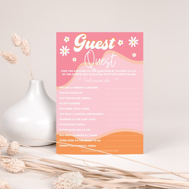 Retro Groovy Möhippa, 70:s Hippie Vibes Daisy (Skapare uppladdad)