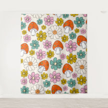 Retro Groovy Mönster 70s-60s-80s