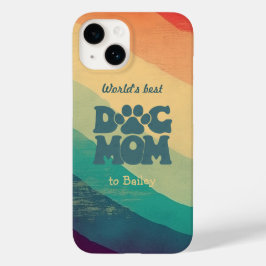 Retro Groovy Personlig Hundmamma