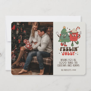Retro Groovy Photo julkort Kort
