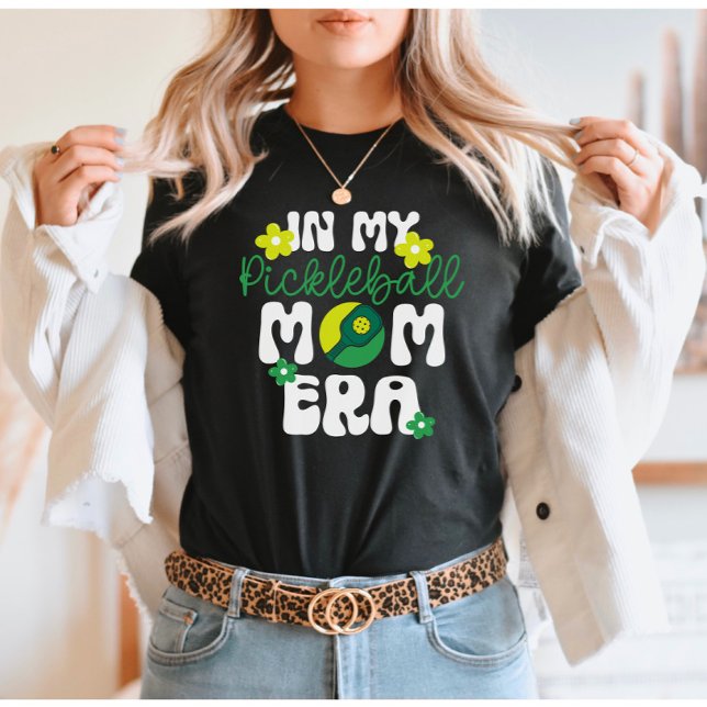 Retro Groovy Pickleball Mamma Era T Shirt (Skapare uppladdad)