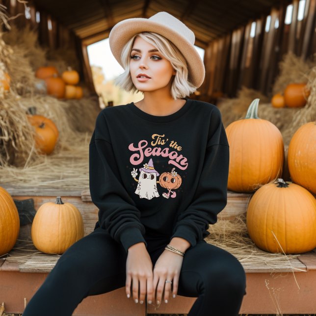 Retro Groovy Pumpkin Halloween-tröjor T Shirt (Skapare uppladdad)