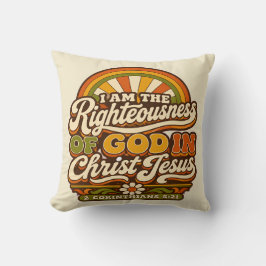 Retro Groovy Regnbåge Kristna Boho Rumsdekor Kudde