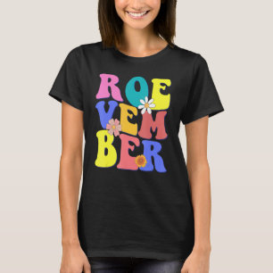 Retro Groovy RoevMember Kvinnors Höger Feministisk T Shirt