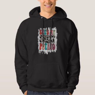 Retro Groovy Shes My Sweet Potato Cheetah Leopard Hoodie