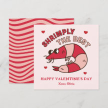 Retro Groovy Shrimply The Best barn valentin