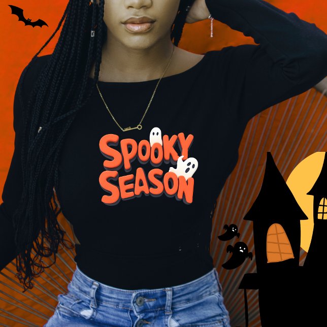 Retro Groovy Spooky Season T Shirt (Skapare uppladdad)
