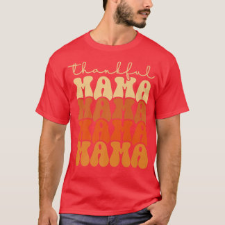 Retro Groovy - tack för att Mamman är fin höst T Shirt