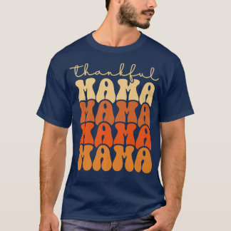Retro Groovy - tack för att Mamman är fin höst T Shirt