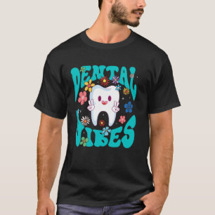 Retro Groovy Tandläkarstämning Rolig Tandläkare Ta T Shirt