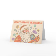 Retro Groovy Tomte God Jul