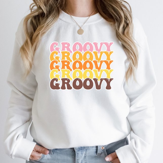 Retro Groovy Tröja (Skapare uppladdad)