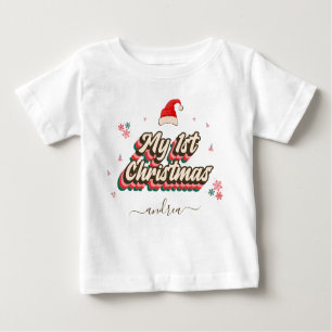 Retro Groovy Typography 1st jul Girl's Namn T Shirt