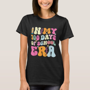 Retro Groovy under mina 100 dagar i skolan Era 100 T Shirt