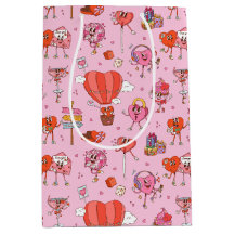 Retro Groovy Valentine Tecknads