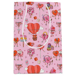 Retro Groovy Valentine Tecknads