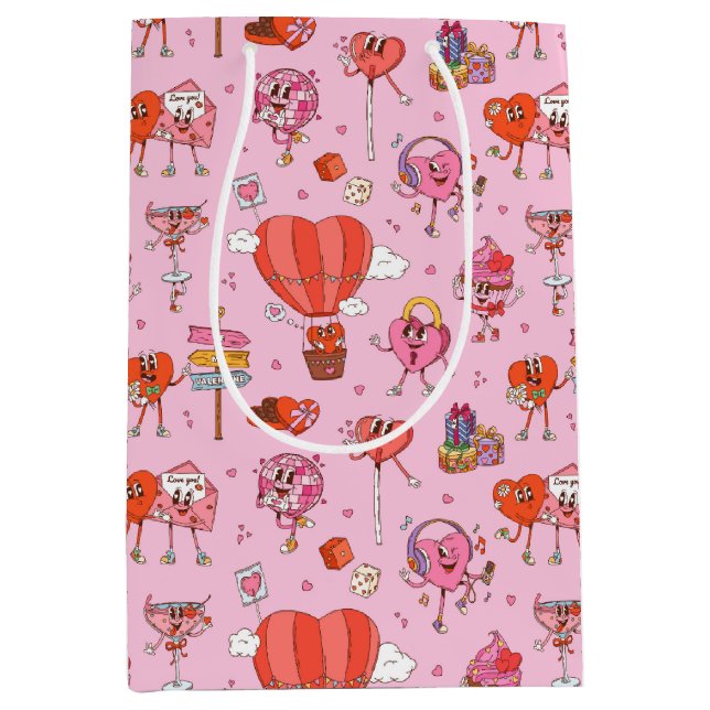 Retro Groovy Valentine Tecknads (Framsidan)