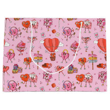 Retro Groovy Valentine Tecknads