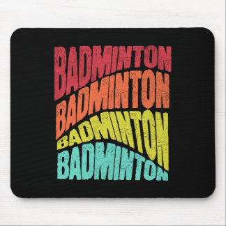 Retro Groovy Vibe Badminton Sports Team Musmatta
