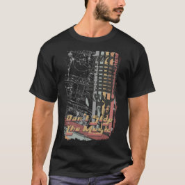 Retro Grunge Mic - Don't Stop The Music T-Shirt
