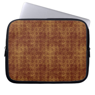 Retro Grunge rostar diamantmönster Laptop Sleeve