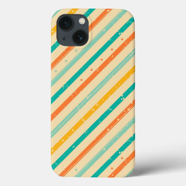 Retro grunge stripe mönster (Baksida)