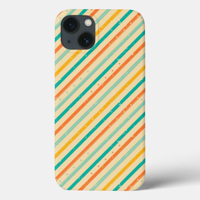 Retro grunge stripe mönster (Baksida)